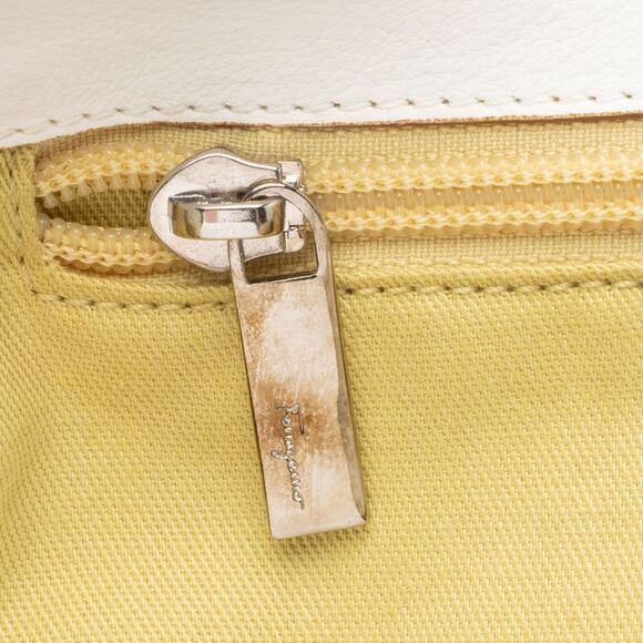 Ferragamo Leather Gancini Double Pocket Shoulder Bag - Picture 9 of 16